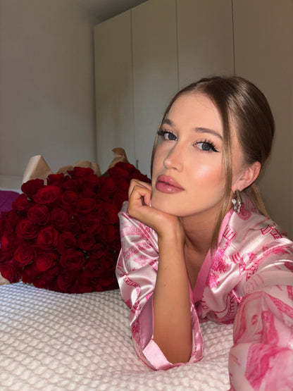 Rich Vibes Satin Robe