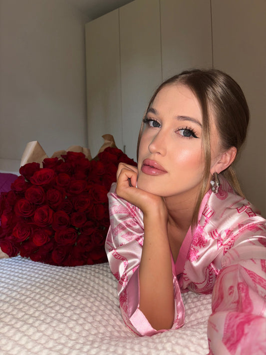 Rich Vibes Satin Robe